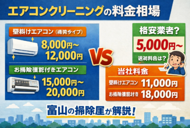 エアコンクリーニングの料金相場と掃除業者の料金目安を解説