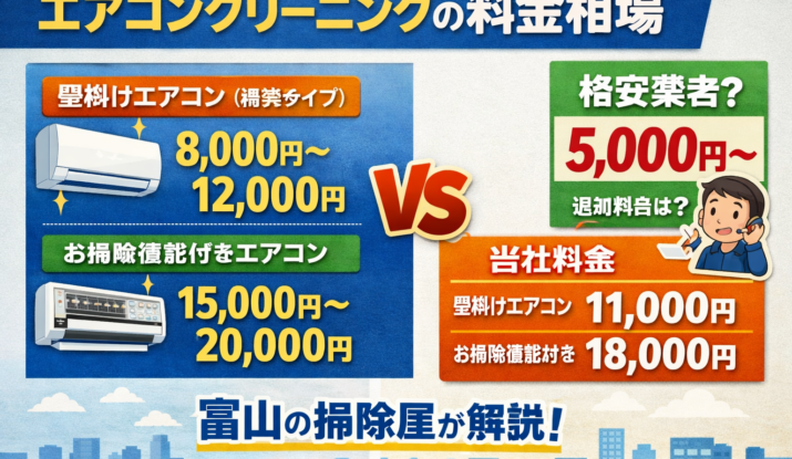 エアコンクリーニングの料金相場と掃除業者の料金目安を解説